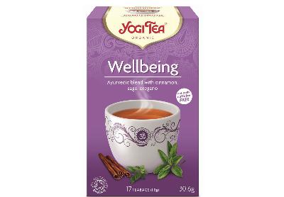 Image: Yogi Tea Organic Wellbeing Herbal Tea Bags (17 Count)