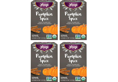 Image: Yogi Tea Pumpkin Spice Herbal Tea Bags (16 x 4 Pack)