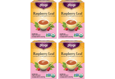 Image: Yogi Tea Raspberry Leaf Herbal Tea Bags (16 x 4 Pack)
