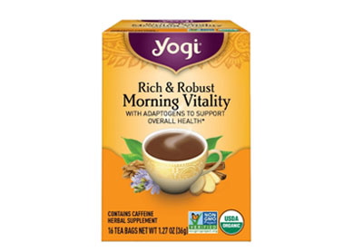 Image: Yogi Tea Rich & Robust Morning Vitality Herbal Tea Bags (16 Count)