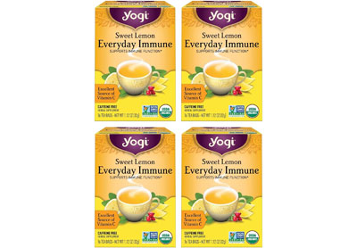 Image: Yogi Tea Sweet Lemon Everyday Immune Herbal Tea Bags (16 x 4 Pack)