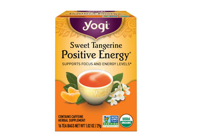 Image: Yogi Tea Sweet Tangerine Positive Energy Herbal Tea Bags (16 Count)
