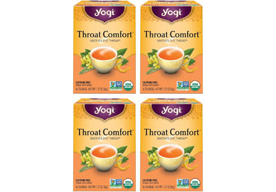 Image: Yogi Tea Throat Comfort Herbal Tea Bags (16 x 4 Pack)
