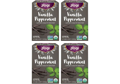 Image: Yogi Tea Vanilla Peppermint Herbal Tea Bags (16 x 4 Pack)