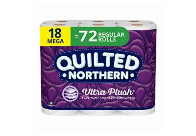 Image: Quilted Northern Ultra Plush Toilet Paper (18 mega rolls) (by Quilted Northern)