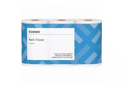 Image: Solimo Bath Tissue (6 Rolls) (by Solimo)