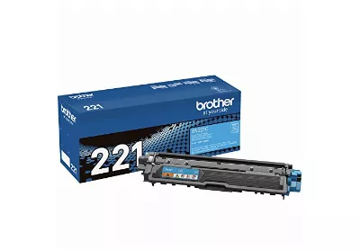 Image: Brother TN221 (TN221C) Replacement Cyan Color Toner Cartridge 1400-Pages