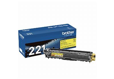 Image: Brother TN221 (TN221Y) Replacement Yellow Toner Cartridge 1400-Pages
