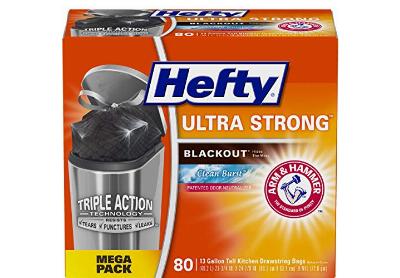 Image: Hefty Ultra Strong 13 Gallon Tall Kitchen Trash Bags (by Hefty)