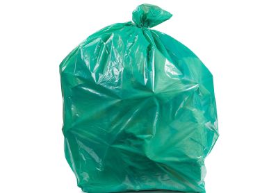 Image: Plasticplace 55-60 Gallon 1.2 Mil Scent Free Heavy Duty Green Trash Bags (50 Count)