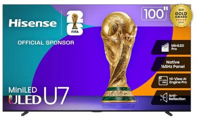 Image: Hisense 100-inch U7 Series Mini‑LED ULED 4K UHD Smart Google TV (2025 Edition)