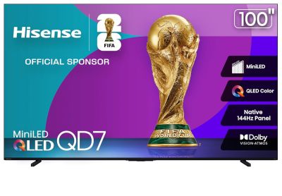 Image: Hisense 100‑inch QD7 Series Mini‑LED 4K UHD Smart Fire TV (2025 Edition)