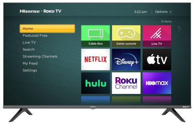 Image: Hisense 32-inch Class H4 Series LED Roku Smart TV (2021 Edition)