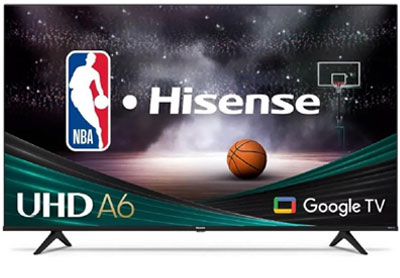 Image: Hisense 50-inch Class A6 Series 4K UHD Smart Google TV (2022 Edition)
