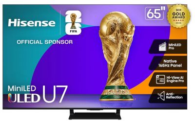Image: Hisense 65-inch U7 Series Mini‑LED ULED 4K UHD Smart Google TV (2025 Edition)