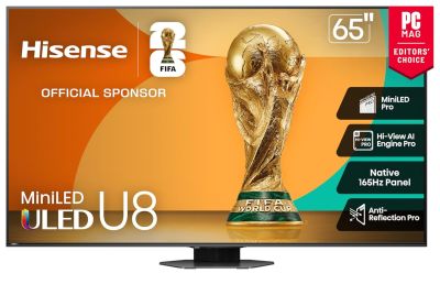 Image: Hisense 65-inch U8 Series Mini-LED ULED 4K UHD Smart Google TV (2025 Edition)