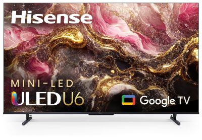 Image: Hisense 75-inch U6 Series Mini-LED ULED 4K UHD Smart Google TV (2023 Edition)