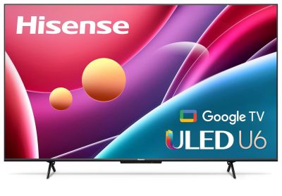 Image: Hisense 75‑inch U6 Series Quantum ULED 4K UHD Smart Google TV (2022 Edition)