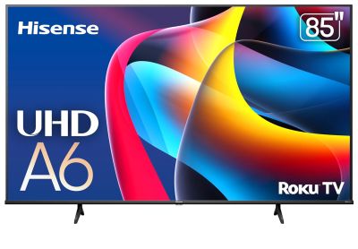 Image: Hisense 85-inch Class A6 Series 4K UHD Smart Roku TV (2024 Edition)