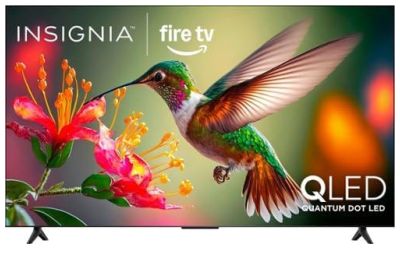 Image: Insignia 65-inch QF LED 4K UHD QLED Smart Fire TV with Alexa