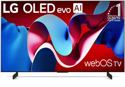 Image: LG 42-inch Class OLED evo C4 Series 4K Smart webOS TV (2024 Edition)