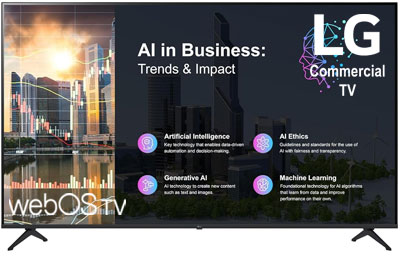 Image: LG 43-inch Class PK640 Series UHD Commercial Lite LED Backlit LCD TV Monitor (2024 Edition)