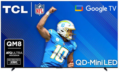 Image: TCL 115-inch Class QM8 Series 4K UHD HDR QD-Mini LED Smart Google TV (2024 Edition)