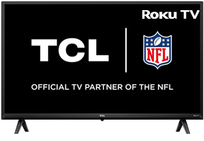 Image: TCL 32-inch Class 3-Series HD 720p LED Smart Roku TV (2022 Edition)