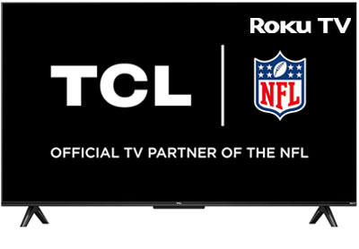Image: TCL 43-inch Class 4-Series 4K UHD HDR LED Smart Roku TV (2022 Edition)