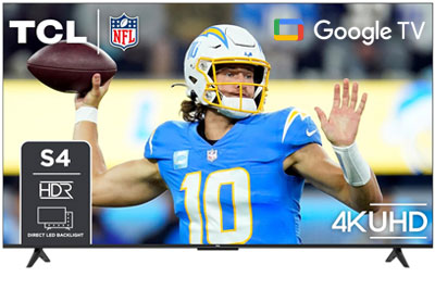 Image: TCL 55-inch Class S4 Series 4K UHD HDR LED Smart Google TV (2023 Edition)