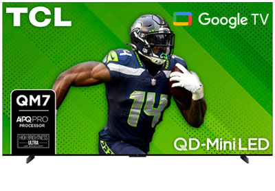 Image: TCL 98-inch Class QM7 Series QD-Mini LED 4K UHD HDR Smart Google TV (2024 Edition)