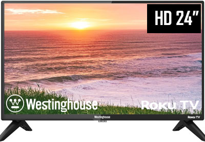 Image: Westinghouse 24-inch 720p HD Smart Roku TV (2026 Edition)