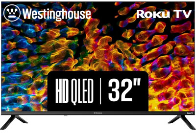 Image: Westinghouse 32-inch Edgeless QLED HD Smart Roku TV (2024 Edition)