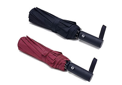 Image: PFFY Windproof Compact Folding Travel Umbrella 2-pack