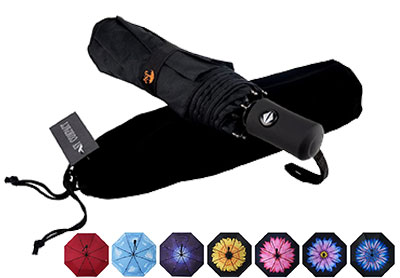 Image: SY COMPACT Windproof Automatic Travel Umbrella
