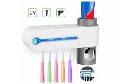 Image: Breadpeal Toothbrush Sanitizer with Holder and Toothpaste Dispenser (by Breadpeal)