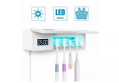 Image: Meco Toothbrush Holder With UV light Sanitizer (by Meco)