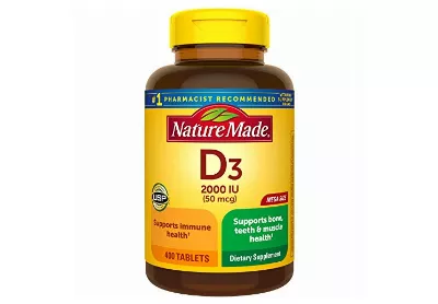 Image: NatureMade Vitamin D3 2000IU (50 mcg) Tablets (by Nature Made)