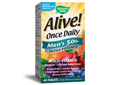 Image: Nature's Way Alive Once Daily Men's 50 plus Ultra Potency Tablets (by Nature's Way)