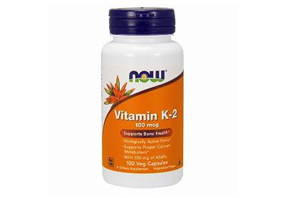 Image: Now Foods 100 mcg Vitamin K-2 (by Now Foods)