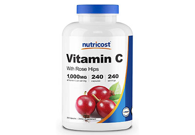 Image: Nutricost Vitamin C 1000mg With Rose Hips (by Nutricost)
