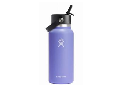 Image: Hydro Flask Wide Mouth Flex Straw Cap Water Bottle 32 oz