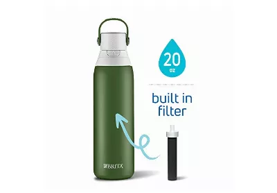 Image: Brita 20 Ounce Premium Filtering Water Bottle With Filter (by Brita)