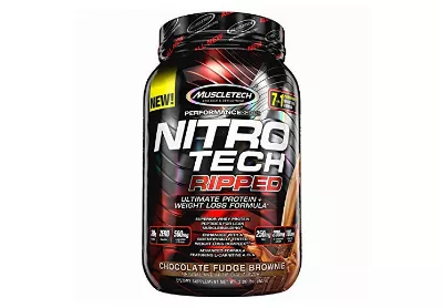 Image: Muscletech Nitro Tech Ripped Ultra Clean Whey Protein Isolate Powder (by Muscletech)