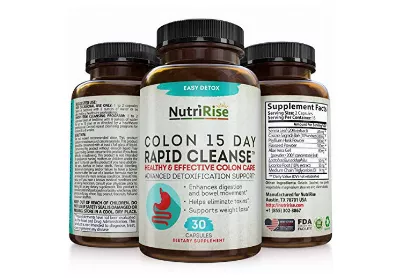 Image: NutriRise Easy Detox Colon 15 Day Rapid Cleanse For Weight Loss (by NutriRise)