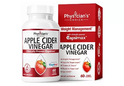 Image: Physician's Choice Apple Cider Vinegar with Capsimax (by Physician's Choice)