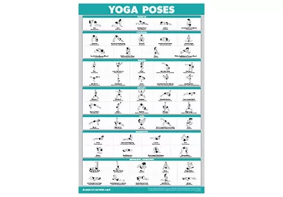 Image: QuickFit Yoga Position Exercise Poster (by QuickFit)